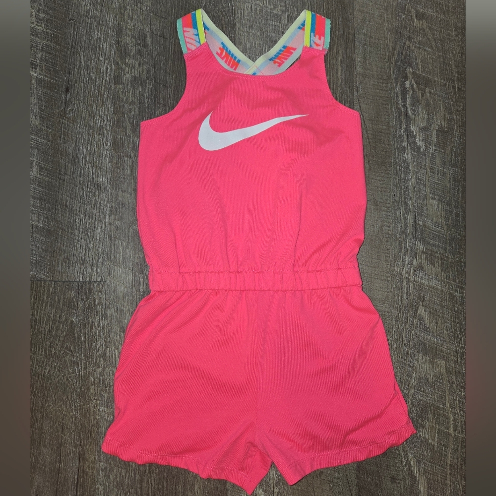 Nike Kids Bright Pink Romper